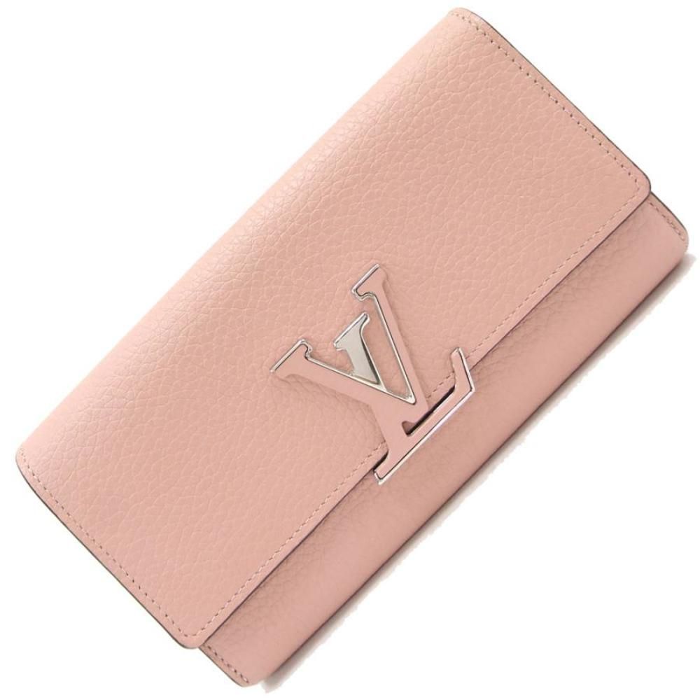 Folio Long Wallet Portefeuille Capucines Magnolia Taurillon Leather